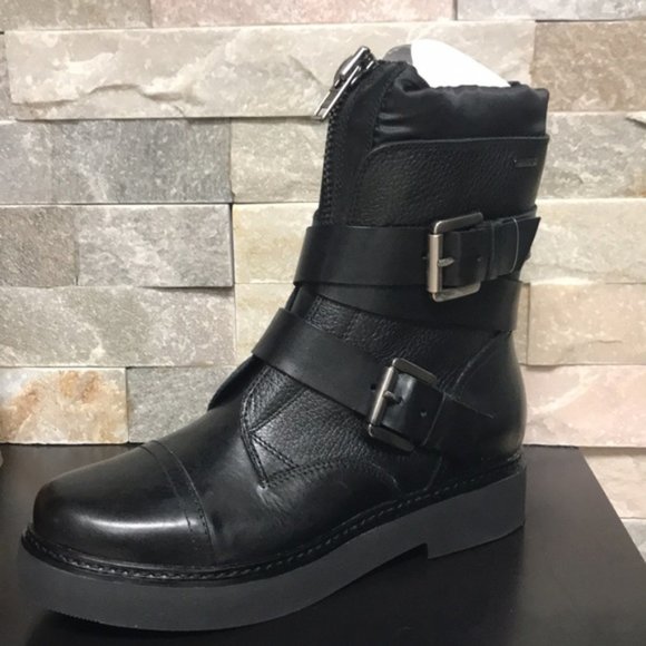 Women's Geox Rayssa Moto Boot - Picture 6 of 9